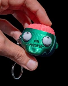Zombie Brains Keychain