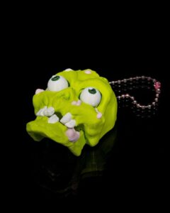 Zombie Head Keychain