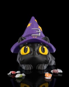 Halloween Witch's Kitty Candy Bowl