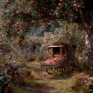 Enchanted apple orchard candle for Fall